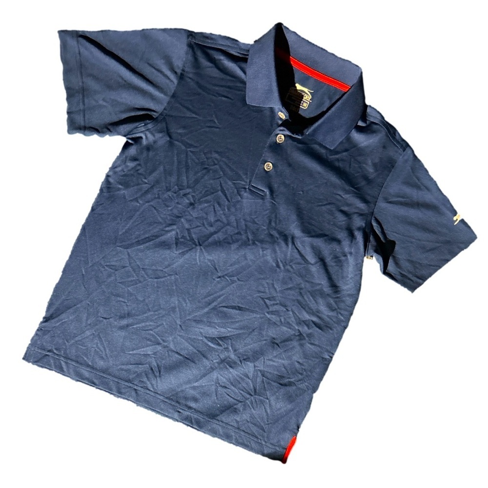 Slazenger Youth Polo - Navy Medium